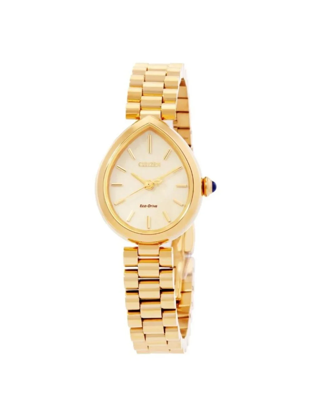 NWT Citizen L Rainell Eco-Drive Gold Dial Ladies Watch